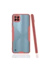 Mey İthalat®  Realme C21 Kılıf Platin Silikon - Pembe