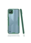 Mey İthalat®  Realme C21 Kılıf Platin Silikon - Yeşil