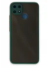 Mey İthalat®  Realme C25 Kılıf Montreal Silikon Kapak - Yeşil
