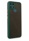 Mey İthalat®  Realme C25 Kılıf Montreal Silikon Kapak - Yeşil