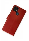 Mey İthalat®  Realme C25 Kılıf Trend S Plus Kapaklı Kılıf - Kırmızı