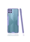 Mey İthalat®  Realme C25Y Kılıf Platin Silikon - Lila