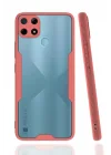 Mey İthalat®  Realme C25Y Kılıf Platin Silikon - Pembe