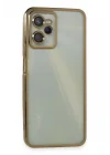 Mey İthalat®  Realme C35 Kılıf  Lensli Silikon - Gold