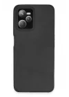 Mey İthalat®  Realme C35 Kılıf Loop Deri Silikon - Siyah