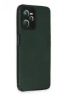 Mey İthalat®  Realme C35 Kılıf Loop Deri Silikon - Yeşil