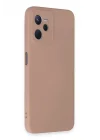 Mey İthalat®  Realme C35 Kılıf Nano içi Kadife Silikon - Pudra