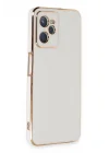 Mey İthalat®  Realme C35 Kılıf Volet Silikon - Beyaz