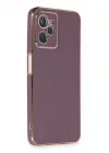 Mey İthalat®  Realme C35 Kılıf Volet Silikon - Mor