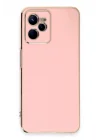 Mey İthalat®  Realme C35 Kılıf Volet Silikon - Pembe