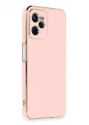Mey İthalat®  Realme C35 Kılıf Volet Silikon - Pembe