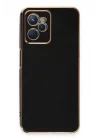 Mey İthalat®  Realme C35 Kılıf Volet Silikon - Siyah
