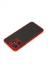 Mey İthalat®  Realme C53 Kılıf Montreal Silikon Kapak - Kırmızı