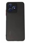 Mey İthalat®  Realme C53 Kılıf Montreal Silikon Kapak - Siyah