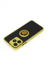 Mey İthalat®  Realme C53 Kılıf Montreal Yüzüklü Silikon Kapak - Sarı