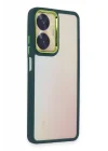 Mey İthalat®  Realme C55 Kılıf Dora Kapak - Haki Yeşil