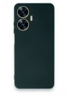 Mey İthalat®  Realme C55 Kılıf First Silikon - Koyu Yeşil