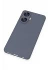 Mey İthalat®  Realme C55 Kılıf Nano içi Kadife Silikon - Gri