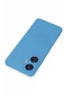 Mey İthalat®  Realme C55 Kılıf Nano içi Kadife Silikon - Mavi
