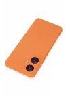 Mey İthalat®  Realme C55 Kılıf Nano içi Kadife Silikon - Turuncu