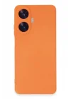 Mey İthalat®  Realme C55 Kılıf Nano içi Kadife Silikon - Turuncu