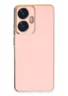Mey İthalat®  Realme C55 Kılıf Volet Silikon - Pembe