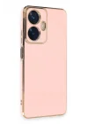 Mey İthalat®  Realme C55 Kılıf Volet Silikon - Pembe