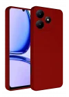 Mey İthalat®  Realme C61 Kılıf First Silikon - Kırmızı