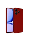 Mey İthalat®  Realme C61 Kılıf First Silikon - Kırmızı