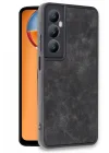 Mey İthalat®  Realme C65 Kılıf Aras Deri Kapak - Siyah