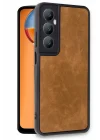 Mey İthalat®  Realme C65 Kılıf Aras Deri Kapak - Taba