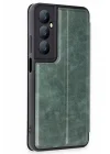 Mey İthalat®  Realme C65 Kılıf Flip Cover - Koyu Yeşil