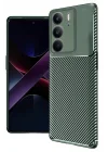 Mey İthalat®  Realme C75 4G Auto Focus Karbon Kapak - Koyu Yeşil