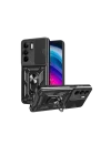 Mey İthalat®  Realme C75 4G Kılıf Pars Lens Yüzüklü Silikon - Siyah