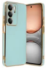 Mey İthalat®  Realme C75 4G Kılıf Volet Silikon - Açık Yeşil