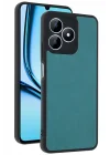 Mey İthalat®  Realme Note 50 4G Kılıf Aras Deri Kapak - Açık Yeşil