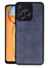Mey İthalat®  Realme Note 50 4G Kılıf Aras Deri Kapak - Lacivert