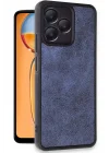 Mey İthalat®  Realme Note 50 4G Kılıf Aras Deri Kapak - Lacivert