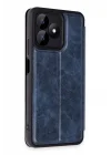 Mey İthalat®  Realme Note 50 4G Kılıf Flip Cover - Lacivert