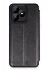 Mey İthalat®  Realme Note 50 4G Kılıf Flip Cover - Siyah