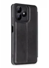 Mey İthalat®  Realme Note 50 4G Kılıf Flip Cover - Siyah