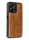 Mey İthalat®  Realme Note 50 4G Kılıf Flip Cover - Taba