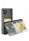 Mey İthalat®  Realme Note 50 4G Kılıf Kart Şeffaf Silikon - Şeffaf