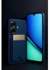Mey İthalat®  Realme Note 60 Kelvin Kartvizitli Silikon - Lacivert