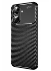 Mey İthalat®  Realme Note 60 Kılıf Auto Focus Karbon Kapak - Siyah