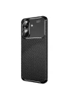 Mey İthalat®  Realme Note 60 Kılıf Auto Focus Karbon Kapak - Siyah
