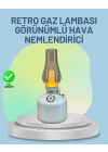 Mey İthalat® Renkli Led Işıklı Retro Gaz Lambası Aroma Terapi Mist Maker