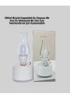 Mey İthalat® Renkli Led Işıklı Retro Gaz Lambası Aroma Terapi Mist Maker