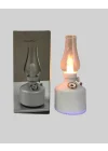 Mey İthalat® Renkli Led Işıklı Retro Gaz Lambası Aroma Terapi Mist Maker