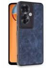 Mey İthalat®   Reno 11F Kılıf Aras Deri Kapak - Lacivert
